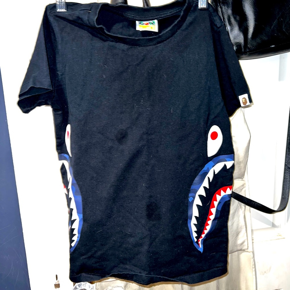 BAPE SHARK COTTON T-SHIRT